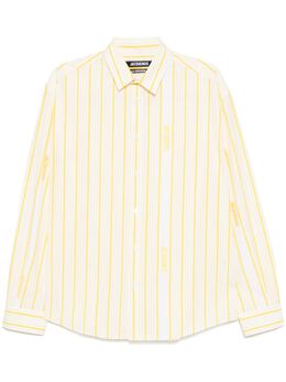 Jacquemus: Жёлтая рубашка  La Chemise Simon