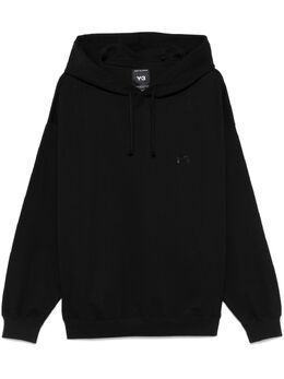 Y-3: Чёрная толстовка  Terry