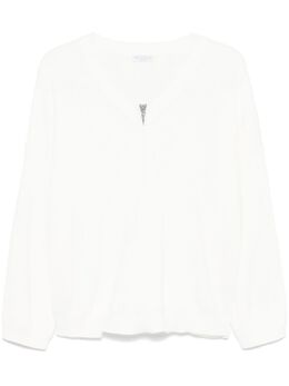 Brunello Cucinelli: Свитер с v-образным вырезом 