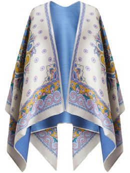 ETRO: Плащ с растительным принтом 