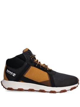 Timberland: Чёрные ботинки 