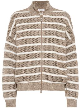 Brunello Cucinelli: Кардиган в полоску 