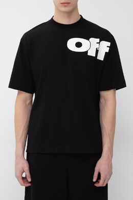 Off-White: Хлопковая футболка 