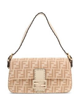 Fendi Pre-Owned: Светлая сумка 