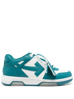 Off-White: Голубые кроссовки  Out of Office
