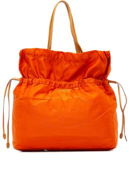 Prada Pre-Owned: Оранжевая сумка-шоппер 