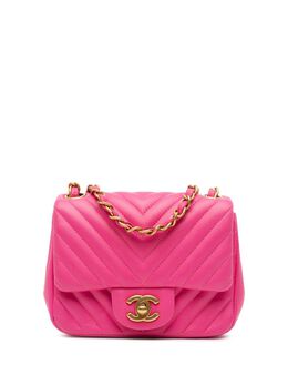 CHANEL Pre-Owned: Розовая сумка через плечо 