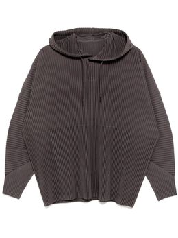 Homme Plissé Issey Miyake: Тёмная толстовка 
