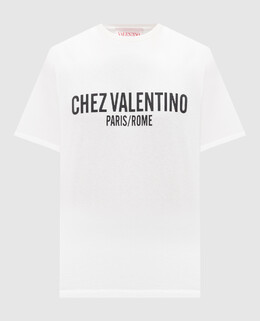 Valentino: Белая футболка 