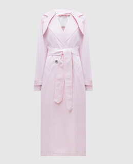 Givenchy: Розовый плащ 