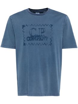 C.P. Company: Голубая футболка 