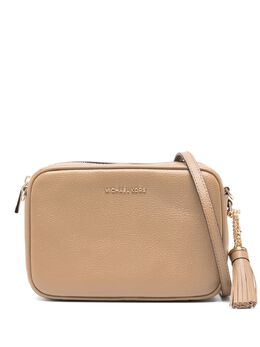 Michael Kors Collection: Бежевая сумка через плечо 