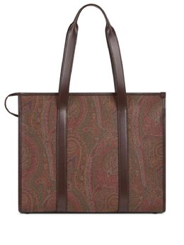 ETRO: Коричневая сумка-шоппер 