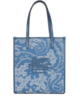 ETRO: Голубая сумка-шоппер 
