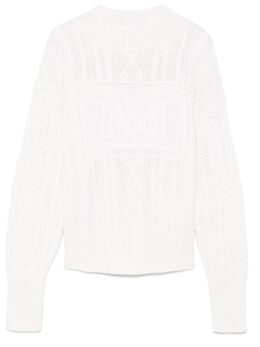 Max Mara: Белый свитер 