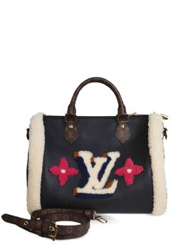 Louis Vuitton Pre-Owned: Чёрная сумка-шоппер 