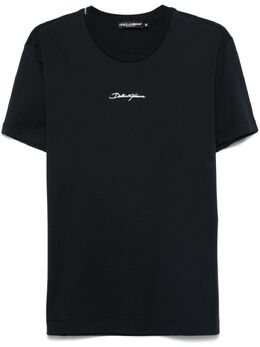 Dolce & Gabbana: Синяя футболка  T