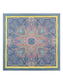 ETRO: Голубой шарф 