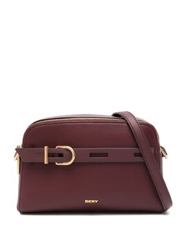 DKNY: Бордовая сумка через плечо 