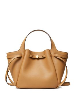 Tory Burch: Коричневая сумка-шоппер 