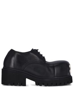 Balenciaga: Чёрные туфли 