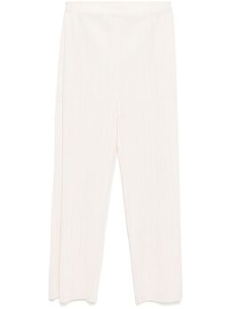 Pleats Please Issey Miyake: Белые брюки 