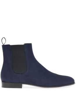 Gianvito Rossi: Синие ботинки 