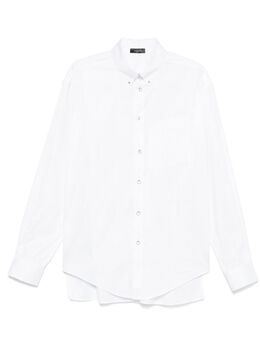 Mugler: Белая рубашка 