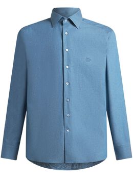 ETRO: Хлопковая рубашка  Pegaso