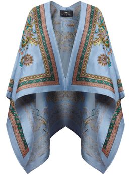 ETRO: Жаккардовый плащ 