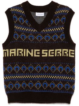 Marine Serre: Жаккардовый жилет 