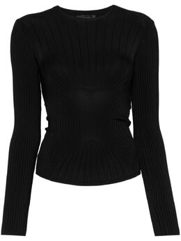 Mugler: Трикотажный топ 
