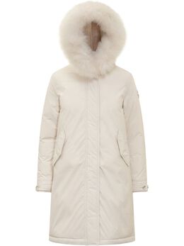 Woolrich: Белый пуховик 