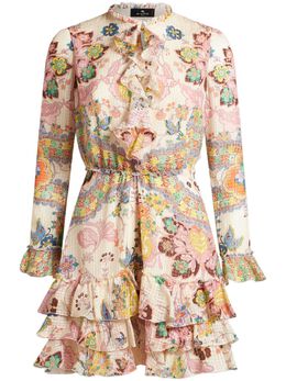 ETRO: Платье с оборками 