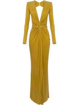 Elisabetta Franchi: Жёлтое платье 