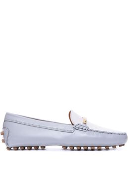 Tod's: Светлые лоферы  Gommino