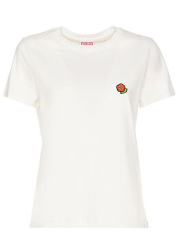Kenzo: Белая футболка 