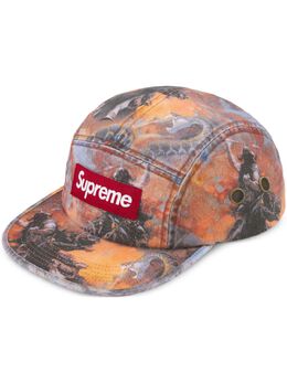 Supreme: Оранжевая кепка  Camp