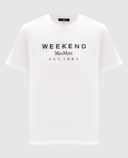 Max Mara Weekend: Білі футболки 