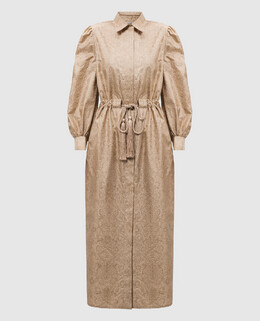 Max Mara: Бежевое платье 