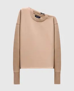 Balmain: Бежеві світшоти 