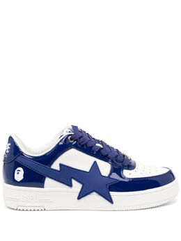 A BATHING APE®: Синие кроссовки 