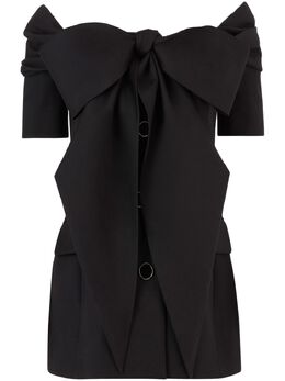 Nina Ricci: Куртка с открытыми плечами 