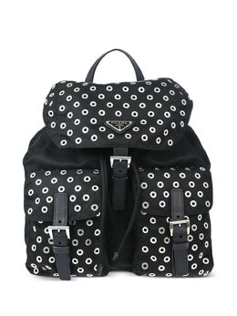Prada Pre-Owned: Чёрный рюкзак 