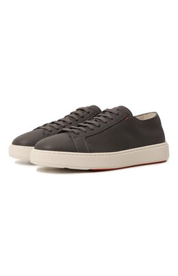 Santoni: Тёмные кеды  Cleanic