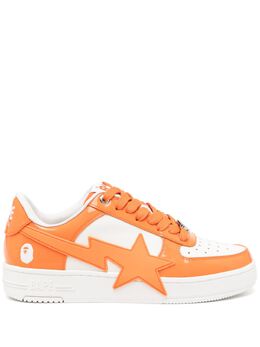 A BATHING APE®: Оранжевые кроссовки 