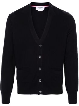 Thom Browne: Шёлковый кардиган  4-Bar