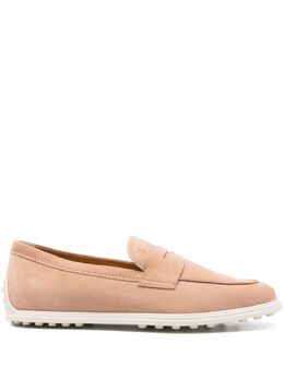 Tod's: Розовые лоферы 