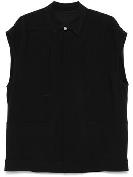 Rick Owens: Чёрная рубашка  Jumbo