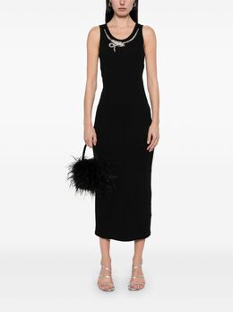 Givenchy: Платье со стразами 